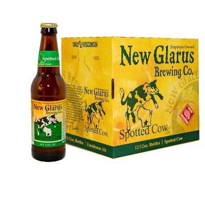 New Glarus Spotted Cow Farmhouse Ale Beer - 12pk/12 fl oz Bottles