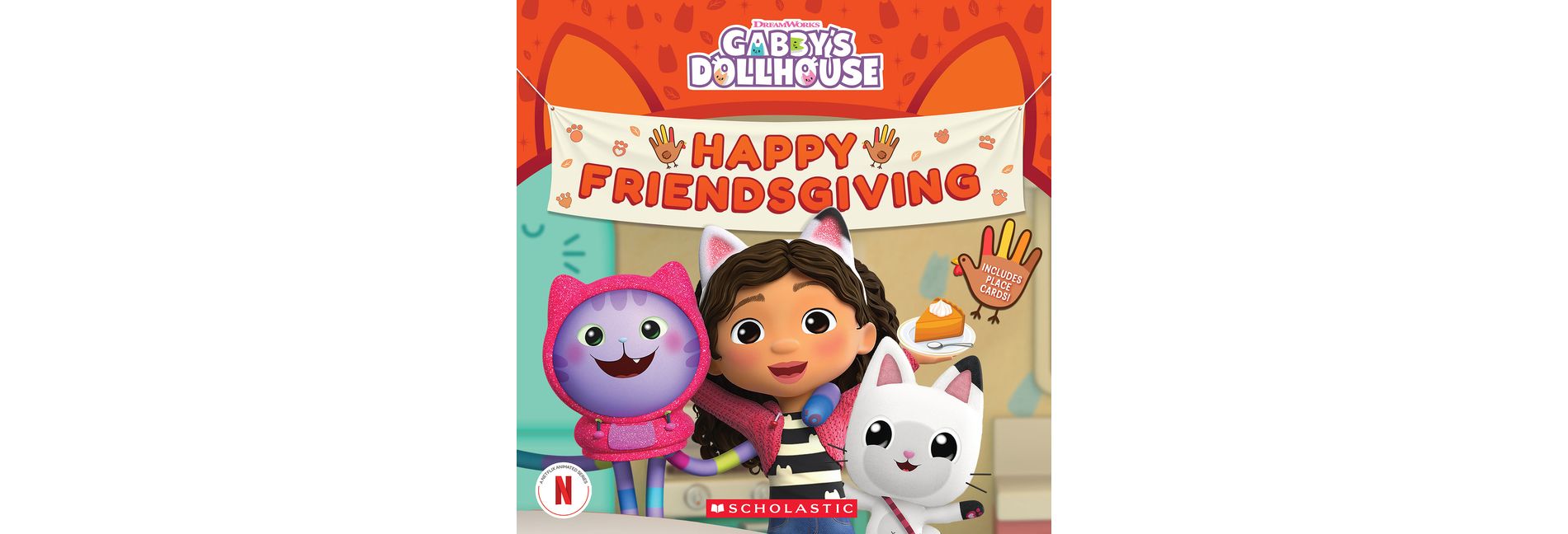 Happy Friendsgiving! (Gabby's Dollhouse Storybook) - by  Pamela Bobowicz (Paperback)