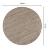 REGALWOVEN PVC Waterproof Wrinkle-Resistant Placemats 14 x 14 Inch 6 Pcs - 4 of 4