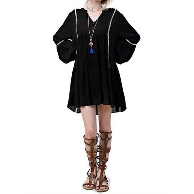 Women's Bohemian Peasant Dress - KORI