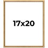 PosterPalooza | Classic Modern Gold Picture Frame - UV Acrylic, Foam Board Backing, Hanging Hardware - 2 of 4