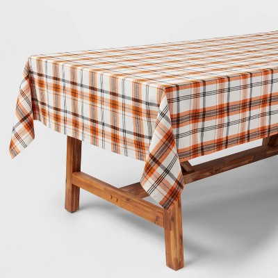 104" x 60" Cotton Plaid Tablecloth - Threshold™