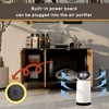 Litter Box Enclosure, Cat Litter Box Furniture with Hidden Plug, 3 Doors,Indoor Cat Washroom Storage Bench Side Table Cat House - 4 of 4