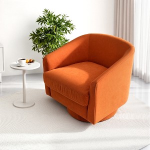 Dyonery single chair, 360° unrestricted rotation function, wraparound bucket backrest - 1 of 4