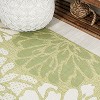 JONATHAN Y Zinnia Modern Floral Textured Weave Indoor/Outdoor Area Rug - 3 of 4