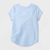 Toddler Girls' 3pk Solid Short Sleeve T-Shirt - Cat & Jack™ Purple/Pink/Blue - 2 of 3