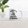 Crazy Dog T-Shirts Worlds Okayest Co Worker Mug Funny Sarcastic Office Joke Coffee Cup-11oz - image 2 of 4