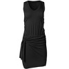 VENUS Womens V-Neck Side Wrap Mini Dress - 4 of 4