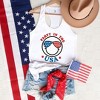 Simply Sage Market Women's Party In The USA Smiley Face Face Racerback Tank - 3 of 4