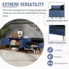 Shoe Rack Bench With Hidden Storage Compartment, Upholstered Cushions, Wooden Bench With Storage, Easy Assembly For Entryway Living Room - 3 of 4