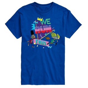 Men's - Hey Arnold! - Retro Arnold and Gerald Short Sleeve Graphic T-Shirt - 1 of 4