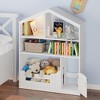 GustoWave Versatile 3-Tier Kids Bookshelf w/Motion Sensor Light - Wooden Toy Storage Organizer w/Anti-tip Device - 4 of 4