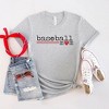 Simply Sage Market Women's Baseball Mom Colorful Short Sleeve Graphic Tee - 3 of 4