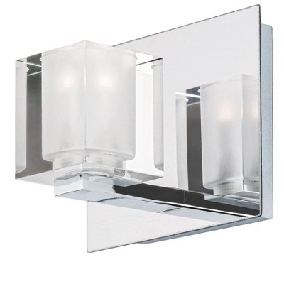 ET2 Lighting Blocs 1 - Light Vanity in  Polished Chrome
