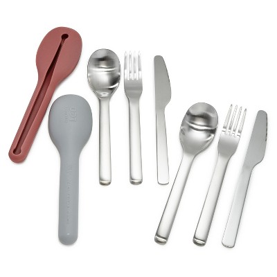 BergHOFF Leo 4Pc 18/10 Stainless Steel Travel Flatware Set