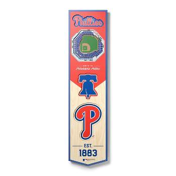 8" x 32" MLB Philadelphia Phillies 3D Stadium Banner