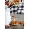 Gulches Series Multicolored Shatterproof Grid Pumpkin Harvest Festival Ornament - 2 of 4