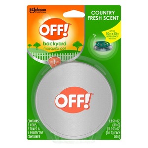 OFF! Mosquito Repellent Outdoor Coil Starter - 100 Sq Ft Coverage, 4hr Duration - 1 of 4