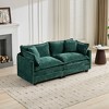 Sapphtopaz Modern Cloud Sofa Couches for Living Room with 2 Layer Upholstered Comfy Sofa with Chenille Fabric for Living Room,Apartment - 4 of 4