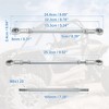 Unique Bargains M8 Steering Suspension Tie Rod for 49cc Electric ATV Go Kart 2Pcs Silver Tone - 3 of 4