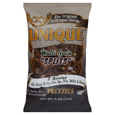 Unique Multi-Grain Pretzel Splits -11oz/12pk