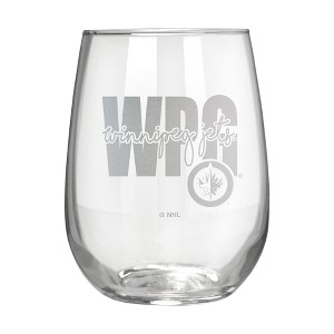 NHL Winnipeg Jets The Vino Stemless 17oz Wine Glass - Clear - 1 of 2