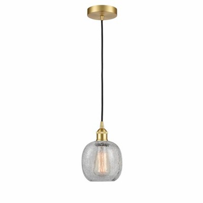 Belfast - 1 Light Cord Hung Mini Pendant In Industrial Style-9.75 Inches Tall and 6 Inches Wide