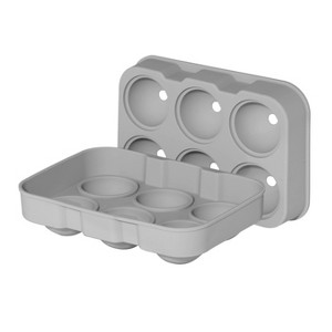 Oggi 6 Large Ball Ice Tray Gray - 1 of 4