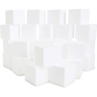 Bright Creations 30-Pack Crafts Foam Cubes, Square Blocks for Models, Arts, DIY Projects (3 inches)