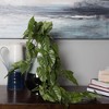 Vickerman 36" Artificial Hanging Bush: Indoor Faux Plant, Polyester and Plastic, No Battery Required - 2 of 3