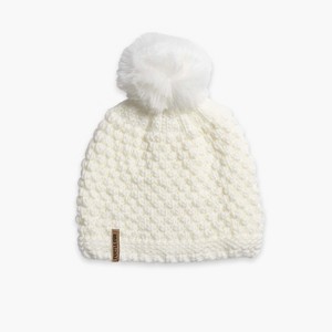 Turtle Fur Snowfall Faux Fur Pom Beanie - Women's Winter Hat - 1 of 3