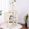Cat Tree 36 inch Tall Scratching Toy Activity Centre Cat Tower Cat Condo Multi-Level Furniture Scratching Posts for Indoor Cats - 2 of 4