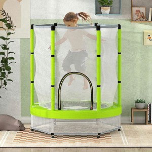 Resenkos 45" Quiet Bungee Jump Rebounder with LED Lights for Exercise - Blue - 1 of 4