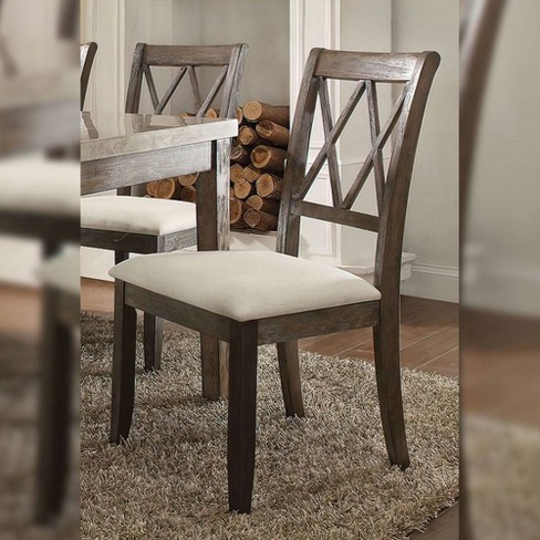 Beige linen dining chairs hot sale