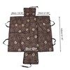 Unique Bargains Flower Prints Pet Car Seat Cover Brown 1 Pc - 4 of 4