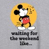 Women's - Disney - Waiting For The Weekend Oversized Graphic T-Shirt - 2 of 4