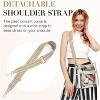 Clear Crossbody Bags Stadium Approved Clear Purse for Concert Transparent Plastic Bag with Guitar Strap - 2 of 4