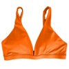 NPolar "Women’s Deep V-Neck Sports Bra with U-Back, Padded Strappy Crop, Removable Pads for Gym & Yoga" Small Orange - image 3 of 4