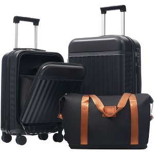 Dexmalle Front Opening Luggage Set 3 Piece - 1 of 4
