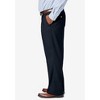 KingSize Men's Big & Tall Relaxed Fit Wrinkle-Free Expandable Waist Pleated Pants - 3 of 4