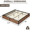 AMERLIFE Lift Up Storage Platform Bed Frame - 3 of 4