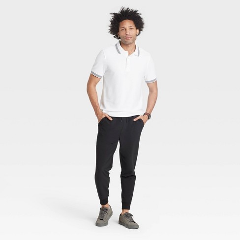 Men's Tapered Tech Jogger Pants - Goodfellow & Co™ Black L : Target
