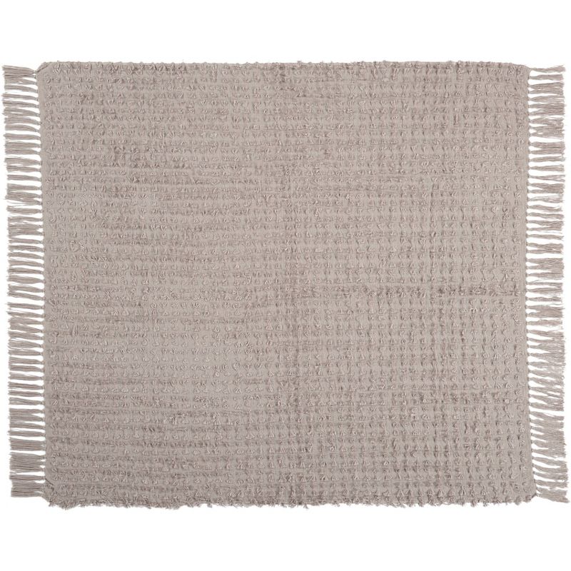 50"x60" Life Styles Cut Fray Texture Throw Blanket - Mina Victory, 4 of 5