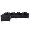 Modular Sectional Sofa L Shaped for Living Room or Office, 6 Seat Couch with Convertible Chaise-Morden Fort - 4 of 4