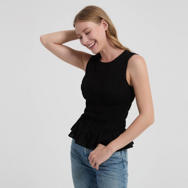 Blusa fruncida para mujer - Universal Thread™ 3