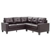 L-Shaped Sectional Sofas Sectional Couch with Hardwood Frame, Long-Lasting Cushions, Ideal for Apartments & RV Homes - 2 of 4