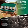 Chicken Nesting Boxes, 4 Compartment Metal Roll Away Nest Box for Chicken and Poultry to Collect Eggs, Chicken Laying Box for Chicken Coop - 4 of 4