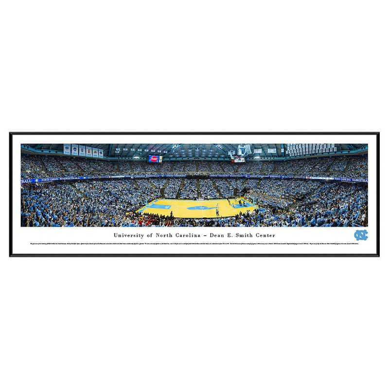 NCAA North Carolina Tar Heels BlakewayBasketball Arena View Framed Wall Art, 1 of 2