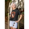Betty Boop Leopard Print Rock Star Womens Graphic T Shirt Tees Brisco Brands - 4 of 4