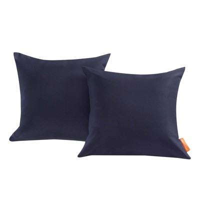 Modway Convene Two Piece Outdoor Patio Pillow Set - Navy